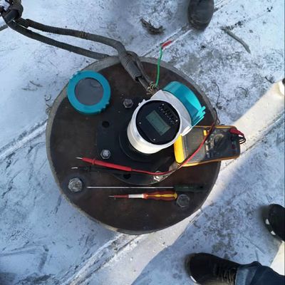 80GHz Radar Level Meter Sensor Solid Dust Swivelling Mounting Nitrogen Purge Connection